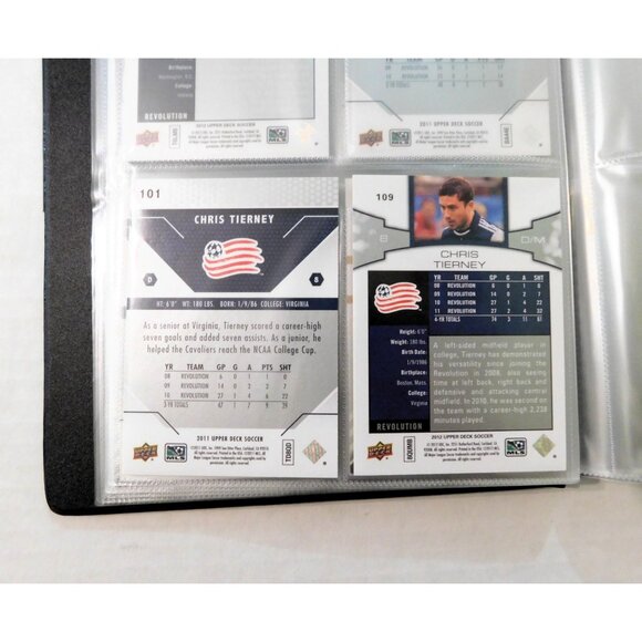 New England Revolution Soccer Team Trading Card Binder MLS 21 Cards 3 Signed - Picture 8 of 9